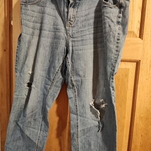 a.n.a Light Blue Distressed Women Jeans